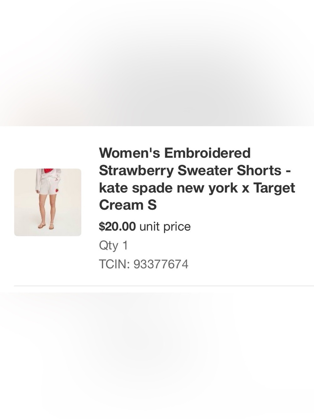 Kate Spade-Embroidered Strawberry Hooded Sweatshirt & Shorts - Picture 9 of 9